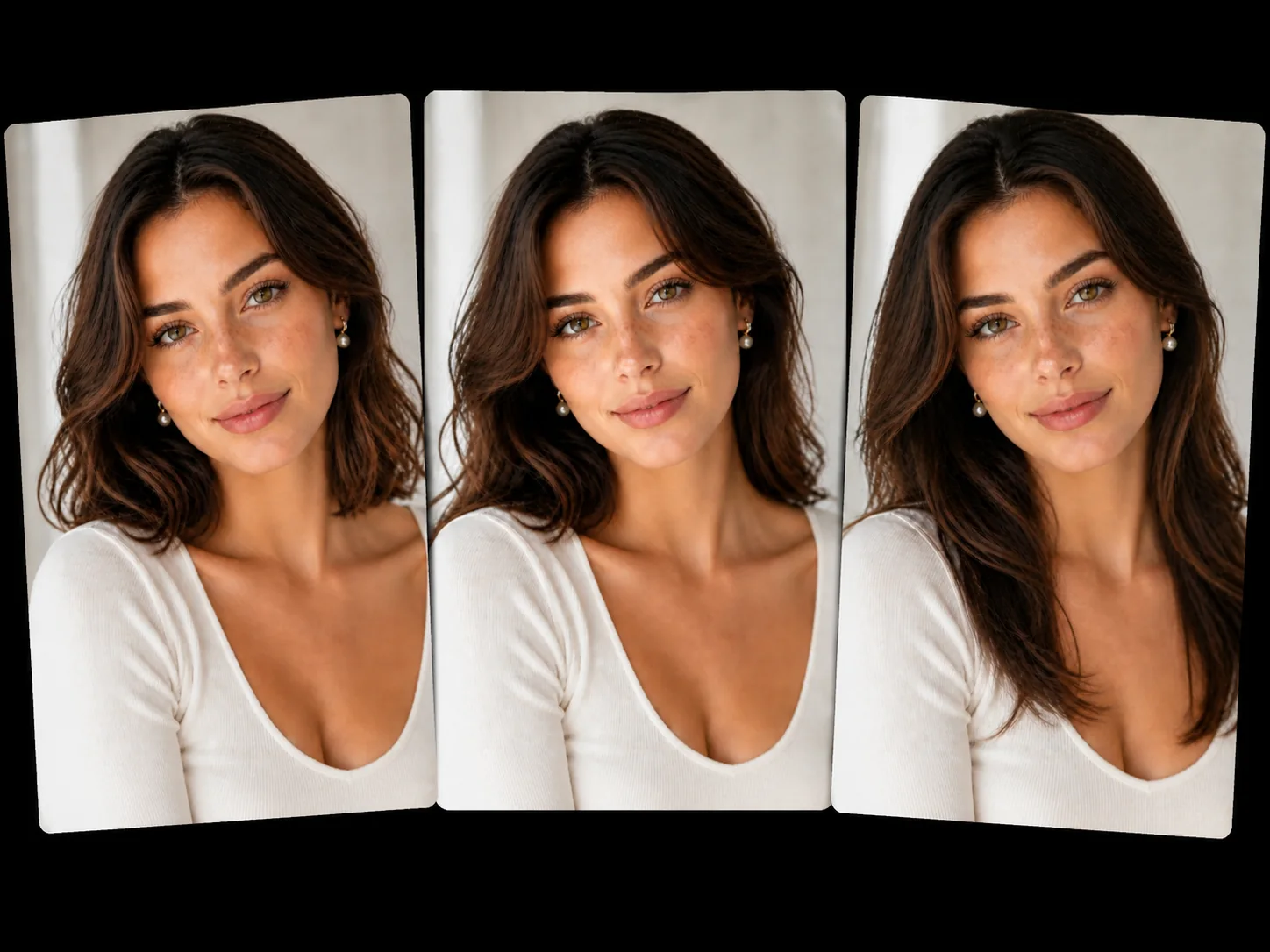 Idee di acconciature per donne con viso ovale: scalature lunghe, frangia a tendina e onde morbide