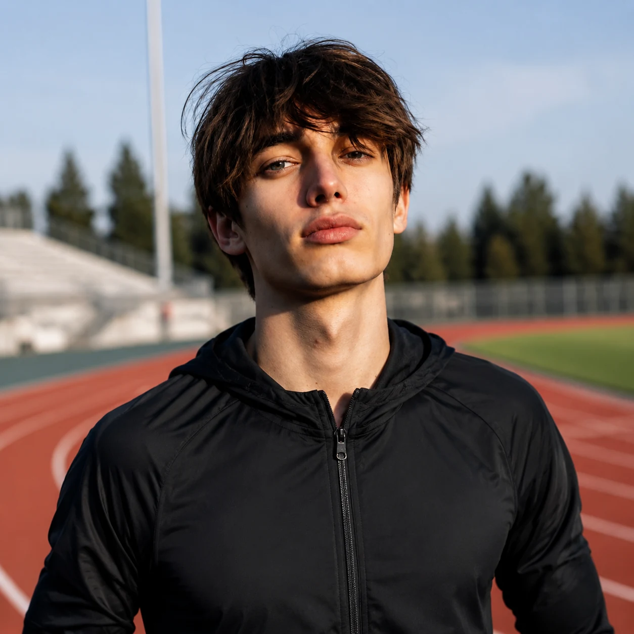 Sportlicher KI-Headshot für ein aktives persönliches Profilfoto