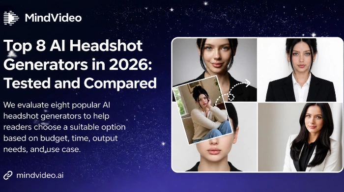 Eight AI headshot generator results compared with source photos in our 2026 test